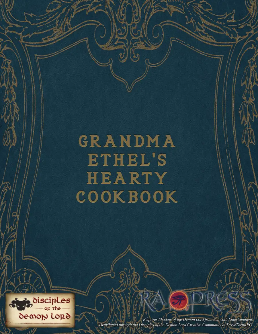 Cover image for Grandma Ethel's Hearty Cookbook
