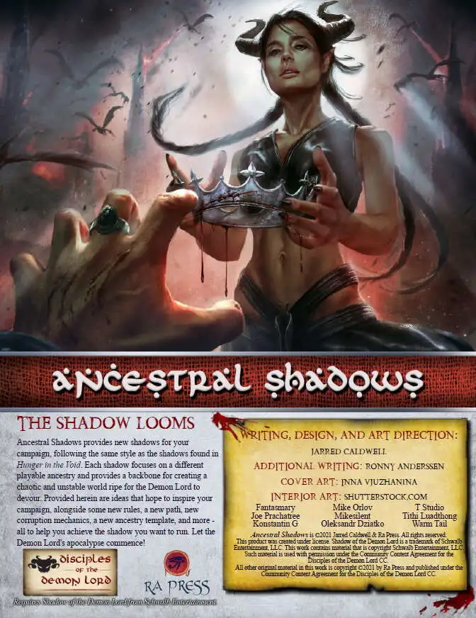 Cover image for Ancestral Shadows