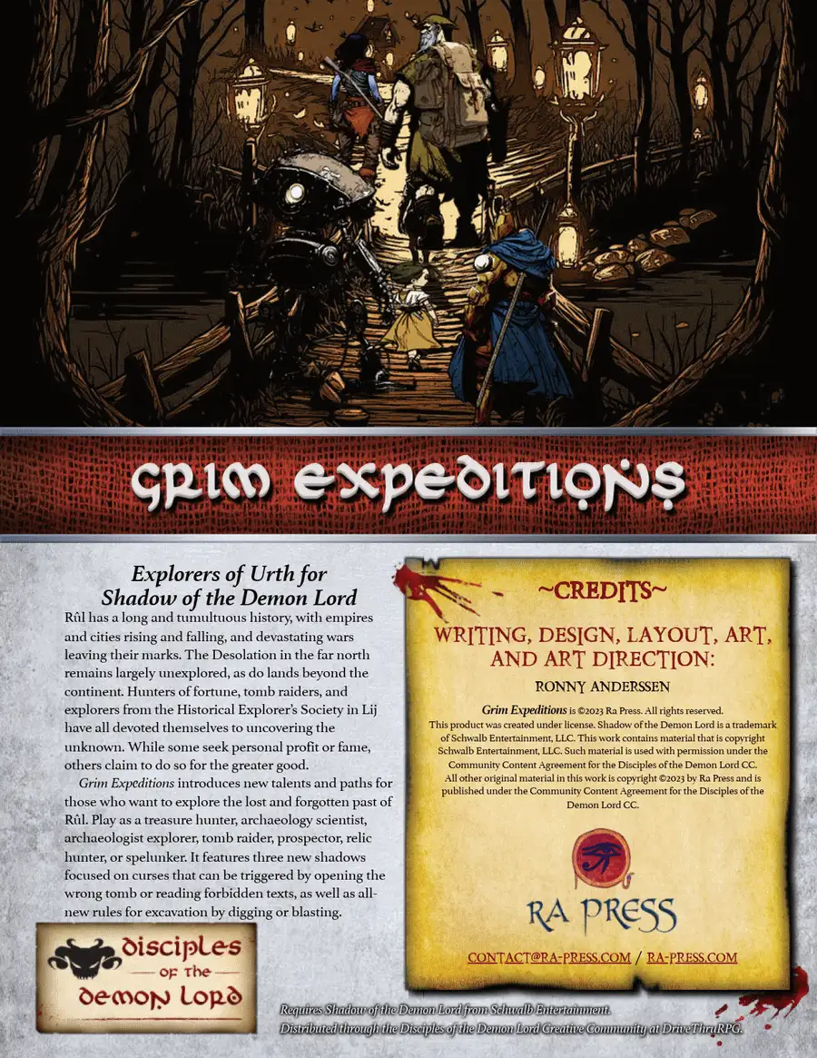 Cover image for Grim Expeditions