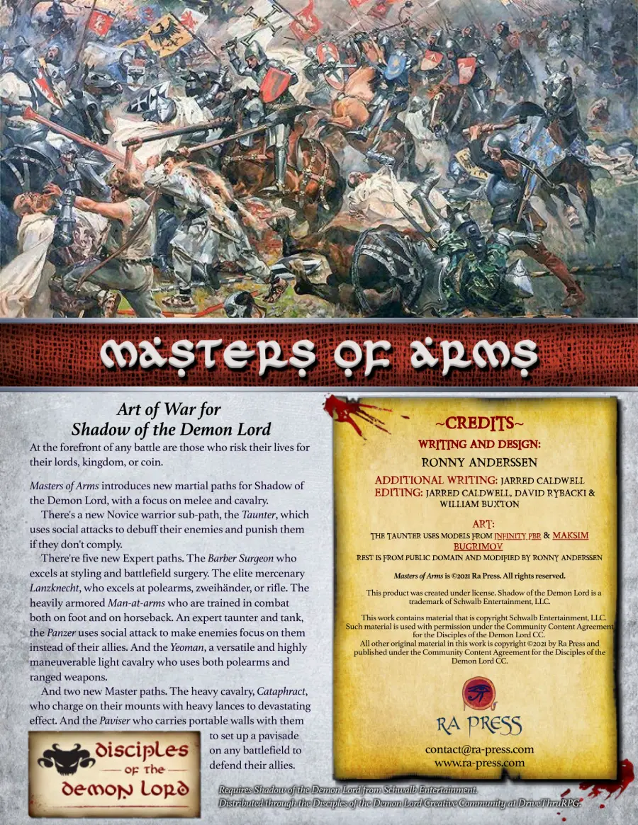 Cover image for Masters of Arms