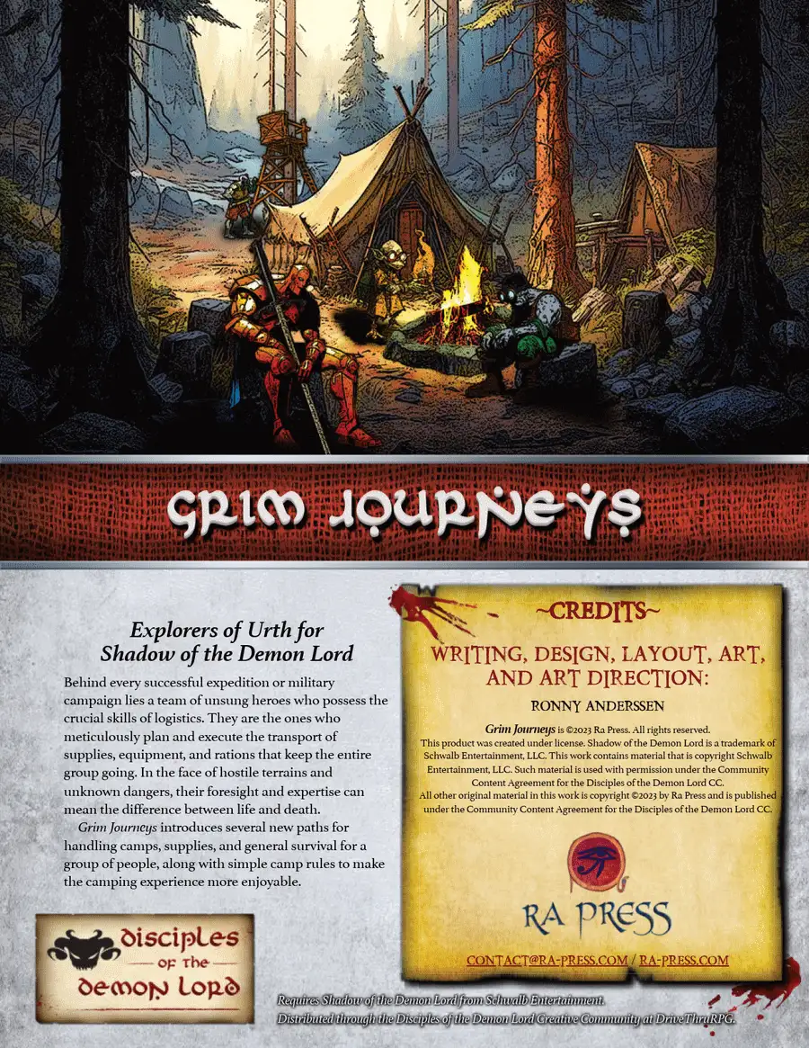 Cover image for Grim Journeys