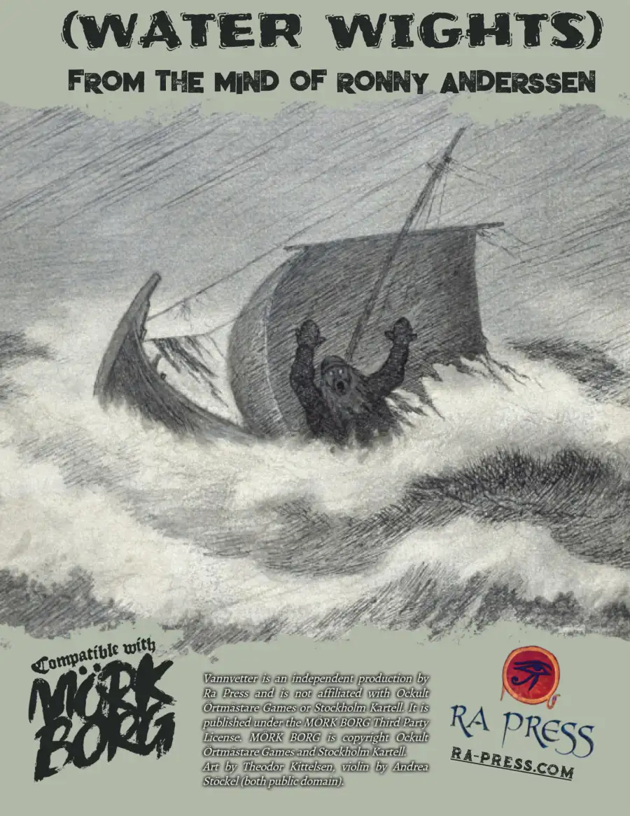 Cover image for Vannvetter: Water Wights for Mörk Borg